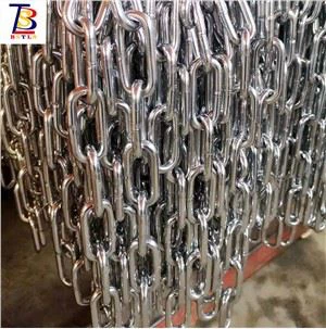 Hochwertige geprüfte SS316- und SS304-DIN766-Standard-Edelstahl-Gliederkette