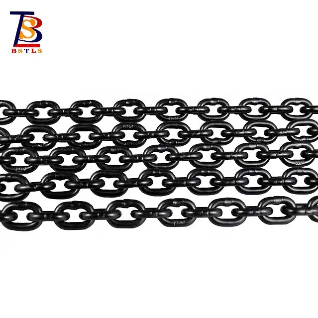 BST Black Chain G80 Manganese Steel Lifting Chain For Hoist