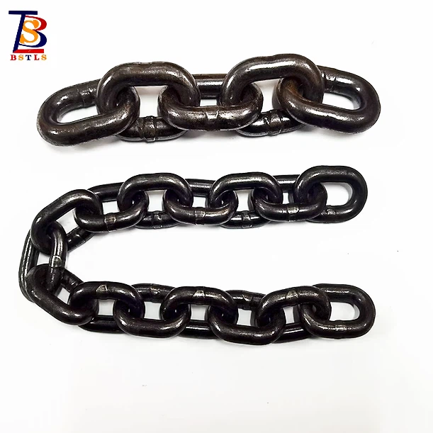 BST Black Chain G80 Manganese Steel Lifting Chain For Hoist