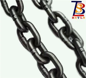 Hochwertige G80-Legierungsstahl-Kurzglieder, geschweißt, schweres Eisen, geschwärzte Lasthebekette